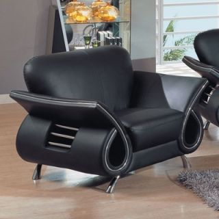 Global Furniture USA Clark Leather Armchair   559 Series