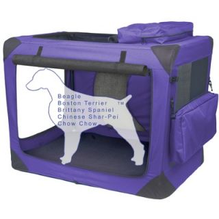 Pet Gear Generation II Deluxe Portable Soft Dog Crate in Lavender