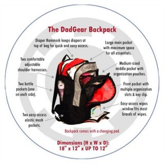 DadGear Louisiana State University Backpack Diaper Bag   BP CL LS