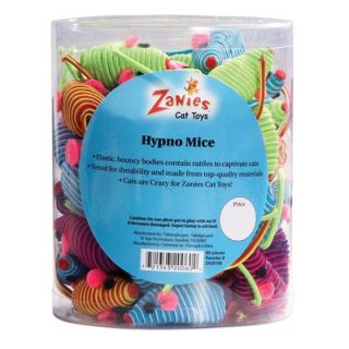 Zanies 104 Pieces Hypno Mice Canister Cat Toy