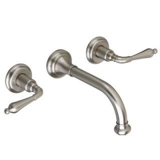  Two Handles Wall Mounted Faucet with Double Lever Handles   888/112