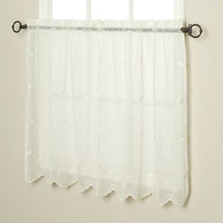 Outdoor Sheer Grommet Top Curtain Panel in White   70399 109 001