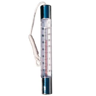 Poolmaster Basic Thermometer in Chrome/Brass   18309