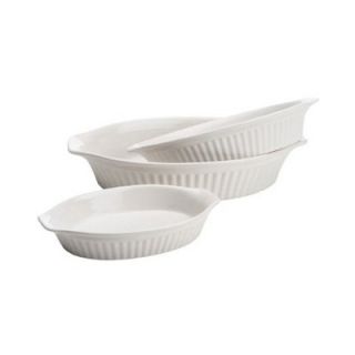 Reco Oval Baking Set in White   Set