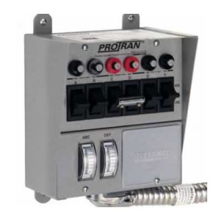 Reliance Controls Pro / Tran Transfer Switch for Generator with 6