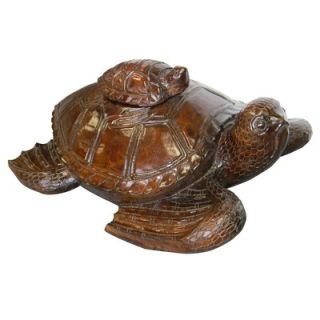 DonnieAnn Company Solid Wood Stacking Turtles Statue   DA1105