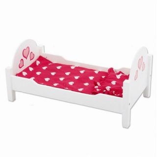 The New York Doll Collection Wooden Doll Single Bed