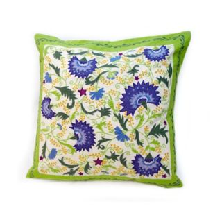 Rennie & Rose Design Group Susan Sargent Blue Floral Pillow