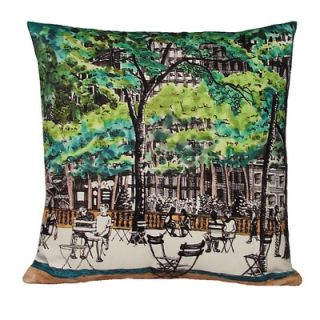 Kevin OBrien Studio New York Library Double Sided Decorative Pillow