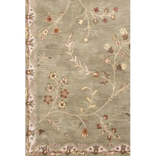 Rizzy Home Floral Grey Rug   FL 122