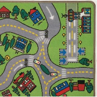 Learning Carpets Giant Road Play Kids Rug
