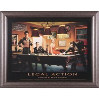 Legal Action Framed Artwork