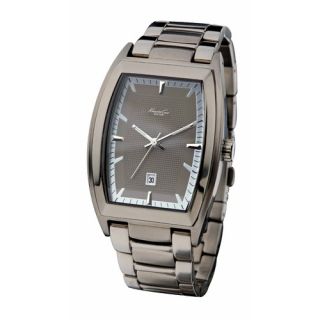 Mens Classics Barrel Bracelets Watch in Frosted Grey and Gunmetal