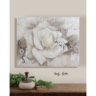 Rose Wishes Canvas Wall Art By Carolyn Kinder   32