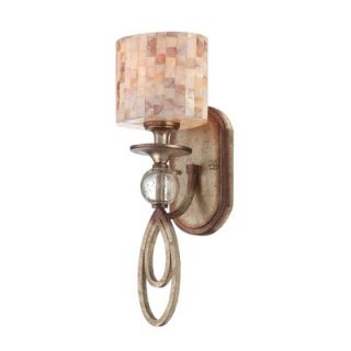  House Acacia One Light Wall Sconce in Oxidized Silver   9 3534 1 128