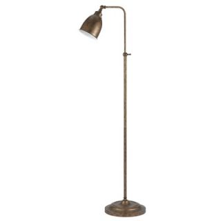 Cal Lighting Pharmacy Floor Lamp with Adjustable Pole in Rust   BO