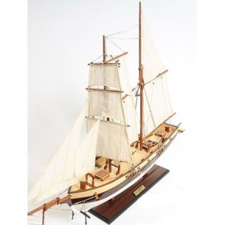 Old Modern Handicrafts Lynx Painted Boat