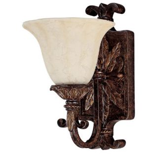Capital Lighting Sheffield One Light Wall Sconce in Chesterfield Brown