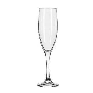 Libbey Embassy Royale Drinking Glasses Tall Flute, 6 Ounce