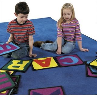 Flagship Carpets Educational Buidling Blocks Kids Rug   BBLO12X12