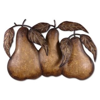 Uttermost Three Pears Wall Art in Antiqued Tan