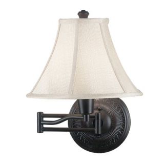 Kenroy Home Amherst Wall Swing Arm Lamp in Oil Rubbed Bronze Finish