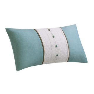 Patch Magic Green and White Plaid Toss Pillow