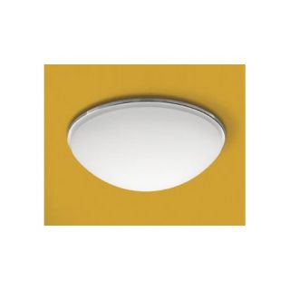 Karma Flush Mount in White or Chrome