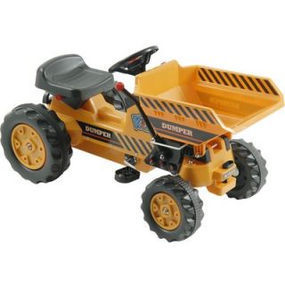 Big Toys Kalee Pedal Tractor with Dump Bucket in Yellow   KL 50001A