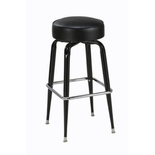 Steel Square Ring 26 Backless Metal Counter Stool