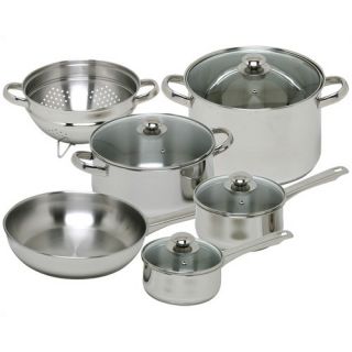 Professional Stainless Steel 10 Piece Cookware Set