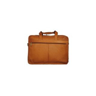 David King Leather Laptop Briefcase with Expansion