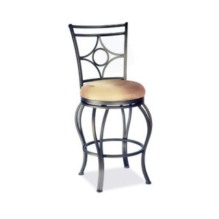 30 Memory Swivel Bar Stool with Low Round Seat