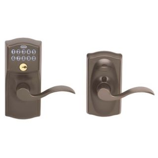 Schlage Accent Entry Lever Keypad Lock   FE595VCAM619ACC