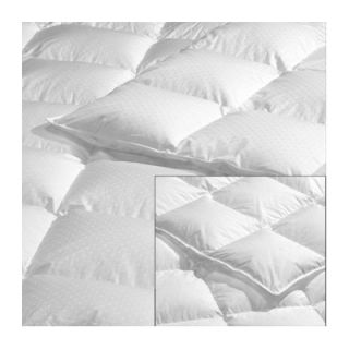 Highland Feather Goose Down Swiss Dots Hutterite Duvet in White