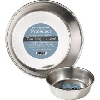 ProSelect Stainless Steel Dura   Weight Pet Bowl