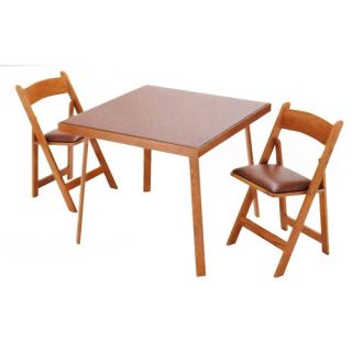 Kestell Furniture 35 Oak Folding Card Table  