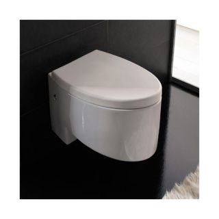 Zefiro Wall Mounted Toilet in White