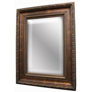 Imagination Mirrors Rustic Beauty Wall Mirror in Antique Cherry Gold