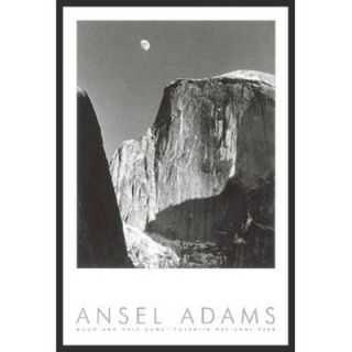 Frames By Mail Moon and Half Dome Framed Print by Ansel Adams   36 x