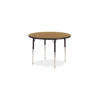 4000 Series 36 Round Activity Table with Non Adjustable Chrome Legs