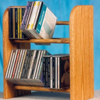 Wood Shed 200 Series 52 CD Dowel Multimedia Tabletop Storage Rack
