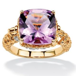 Palm Beach Jewelry Rose Amethyst Ring