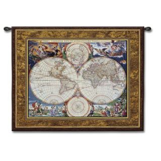 Fine Art Tapestries World Map   Studios, Acorn