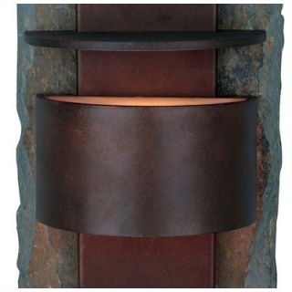 Kenroy Home Pembrooke Small Outdoor Wall Lantern in Copper