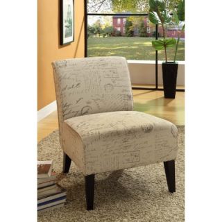 Armen Living Darby Vintage French Fabric Chair   LC2124VIFR