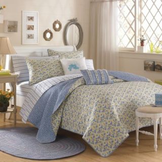 Laura Ashley Carlie Blue Quilt Collection