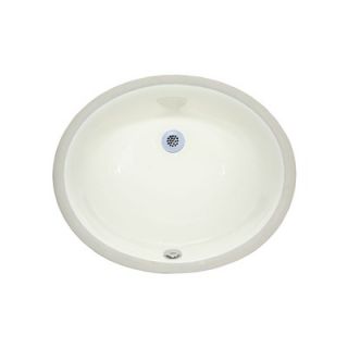 Xylem Undermount 18 Oval Vitreous China Bathroom Sink   CUM177OV