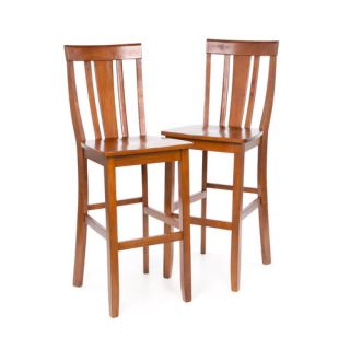 Shield Back 30 Barstool in Classic Cherry