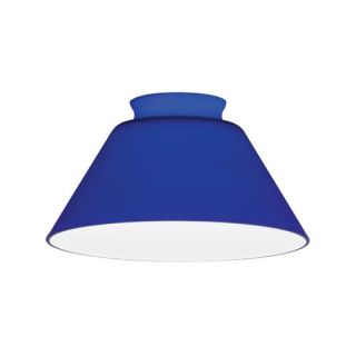 Mini Pendant with Glass Shade in Blue
